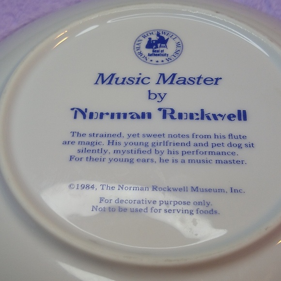 Norman Rockwell Collector Plate - Picture 3 of 6